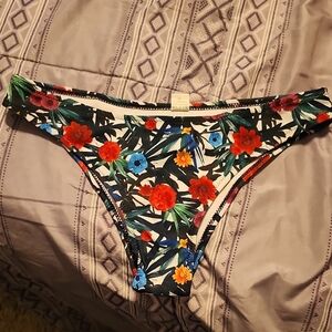 Floral Bikini Bottoms Never Used